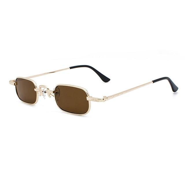 Unisex Minimalist Rimless Square Sunglasses for Streetwear