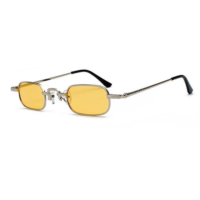 Unisex Minimalist Rimless Square Sunglasses for Streetwear