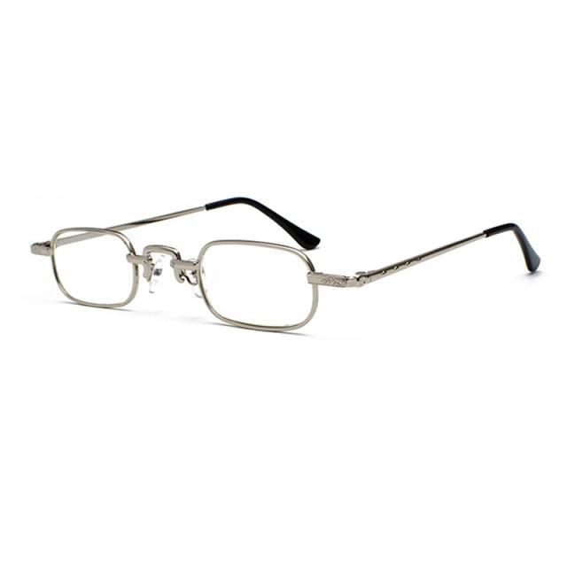 Unisex Minimalist Rimless Square Sunglasses for Streetwear