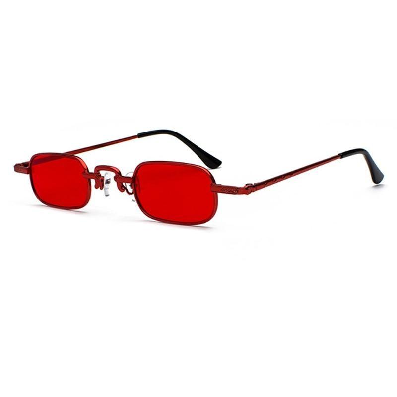 Unisex Minimalist Rimless Square Sunglasses for Streetwear