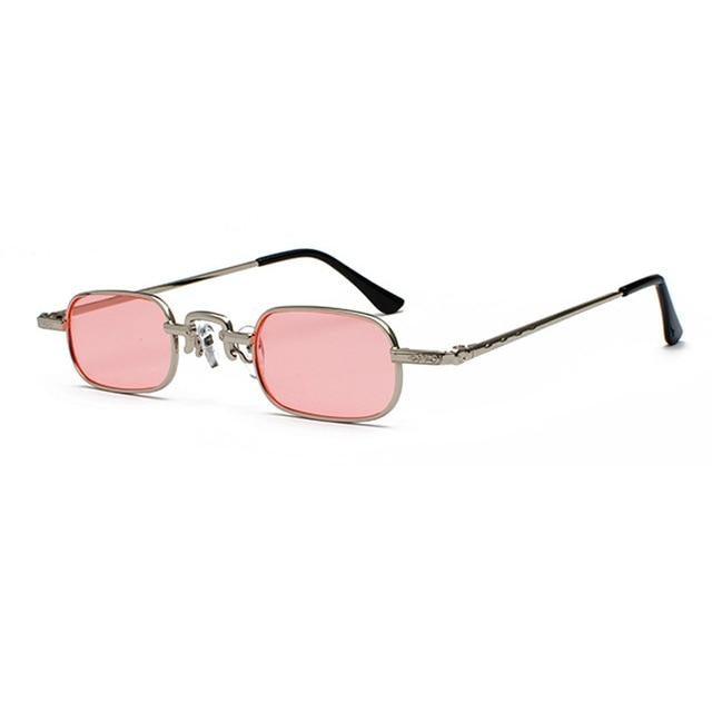 Unisex Minimalist Rimless Square Sunglasses for Streetwear