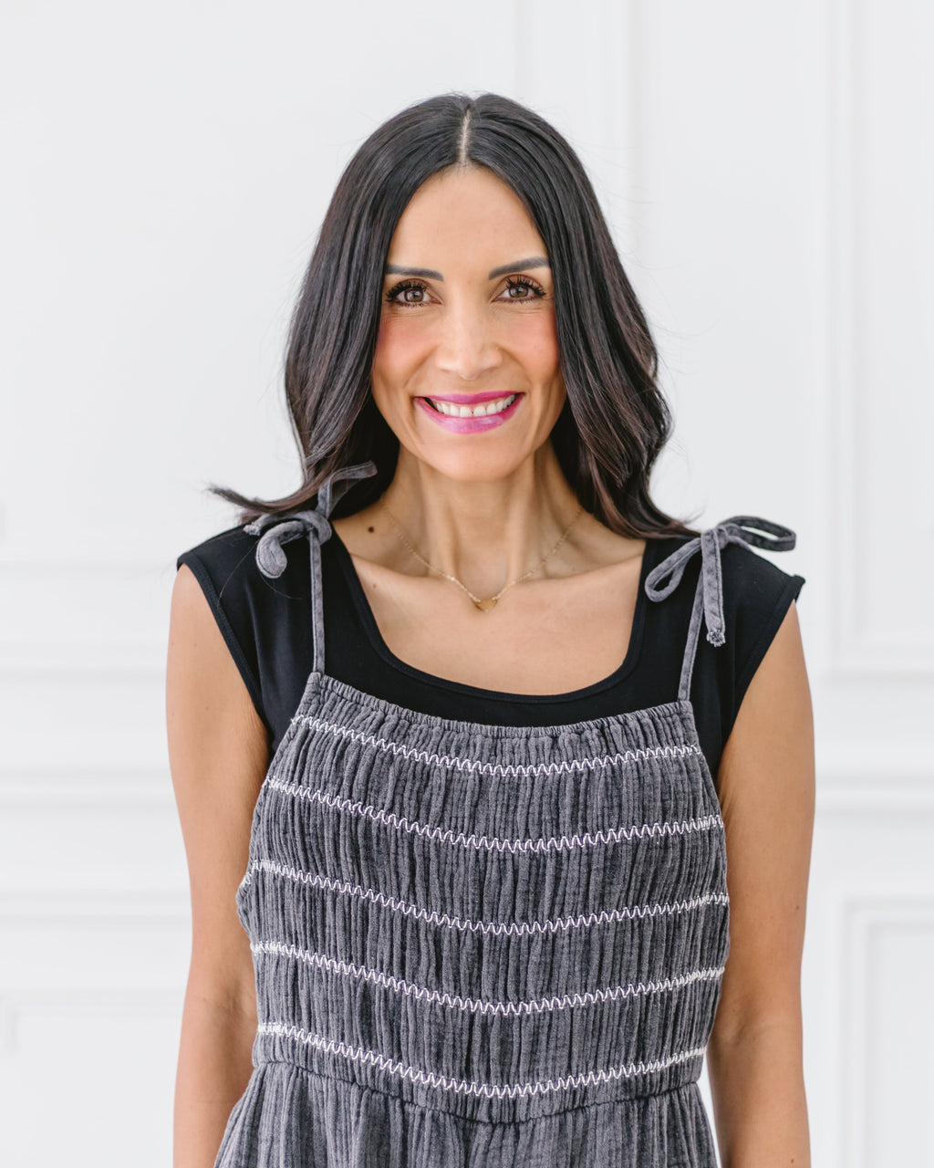 Women's Square Neck Cap Sleeve Layering Top - Image 2