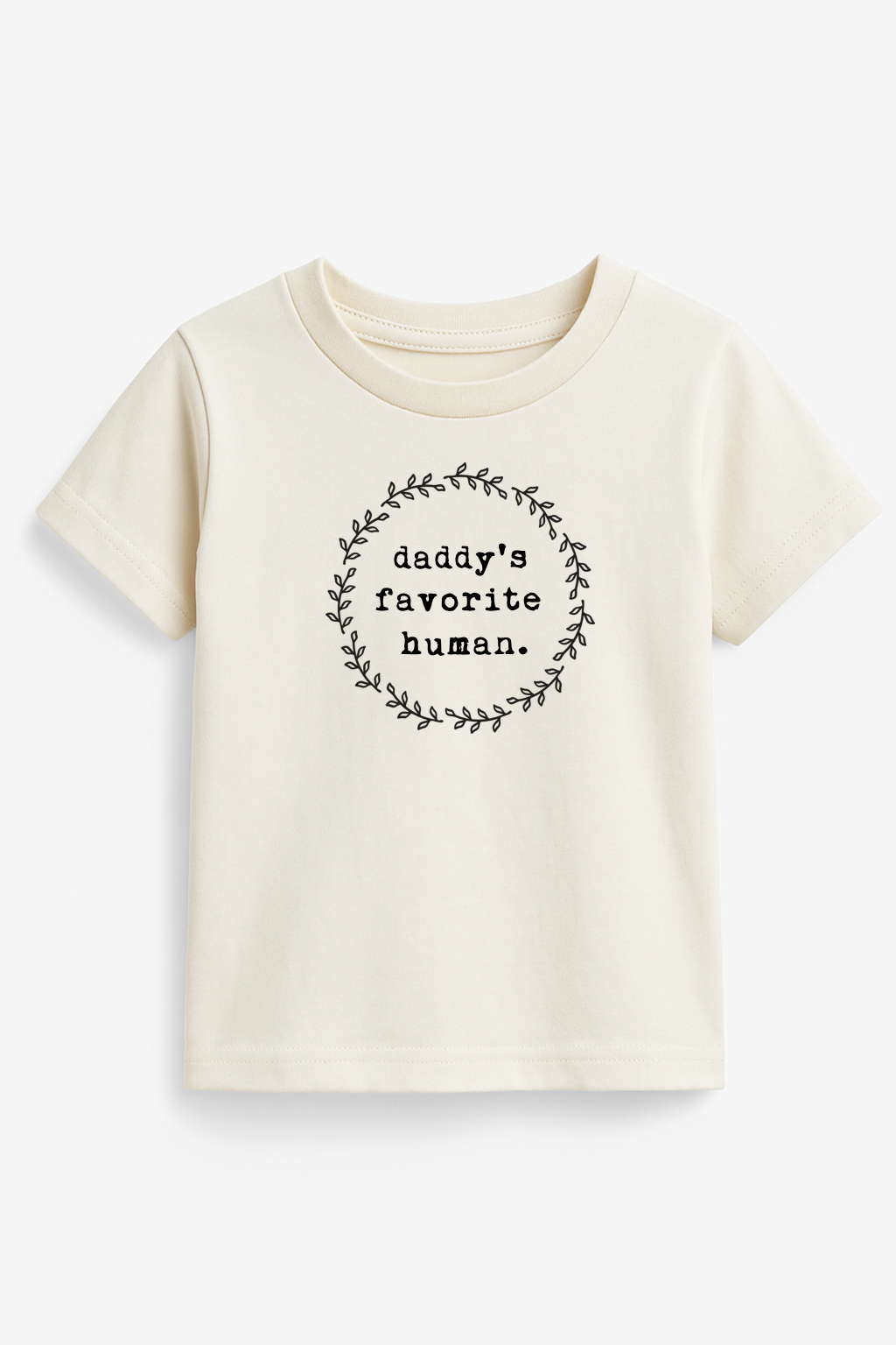 Daddy’s Favorite Human Organic Kids T-Shirt