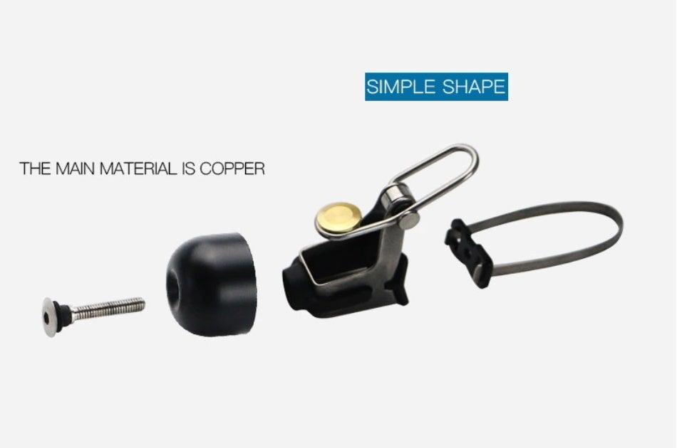 Classic Stainless Steel Bicycle Bell Set - Loud Crisp Sound Horn