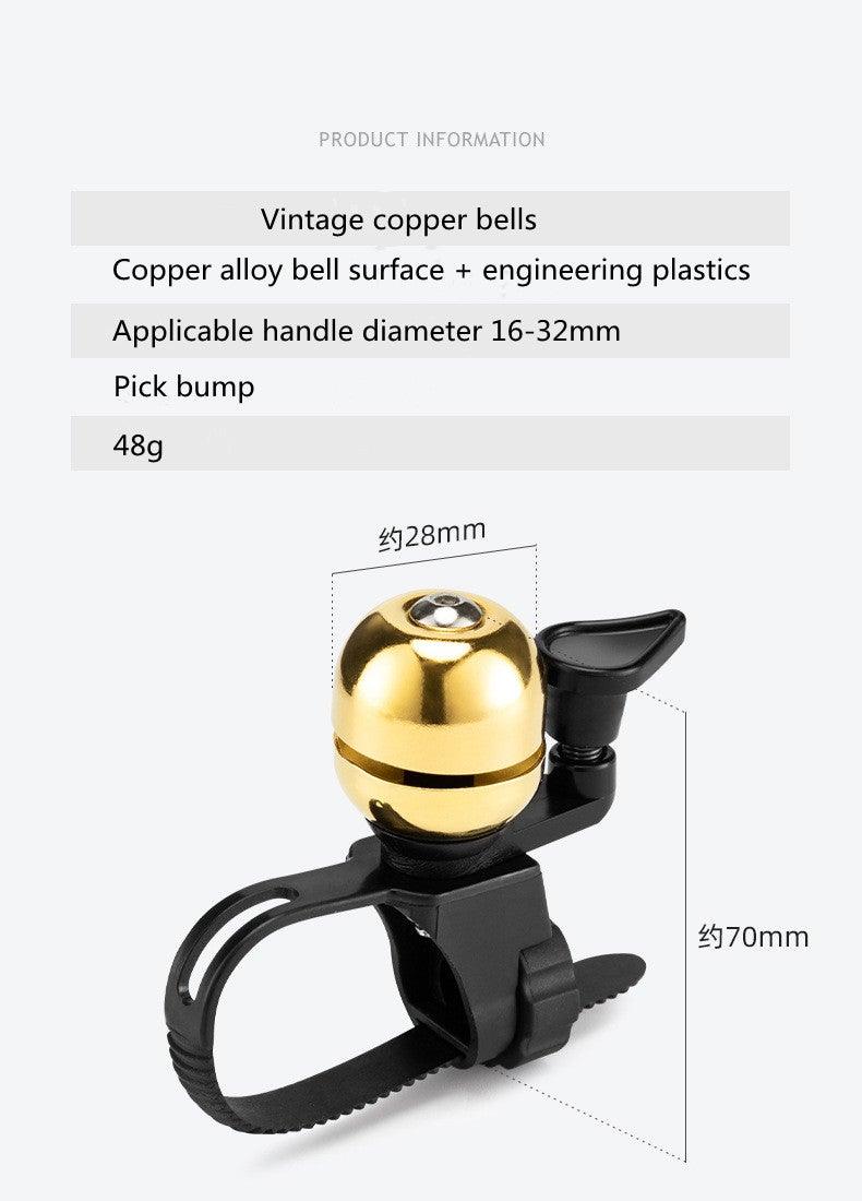 Classic Stainless Steel Bicycle Bell Set - Loud Crisp Sound Horn