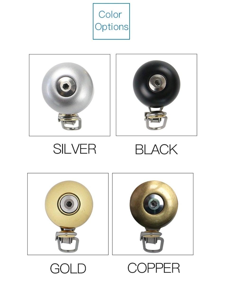 Classic Stainless Steel Bicycle Bell Set - Loud Crisp Sound Horn