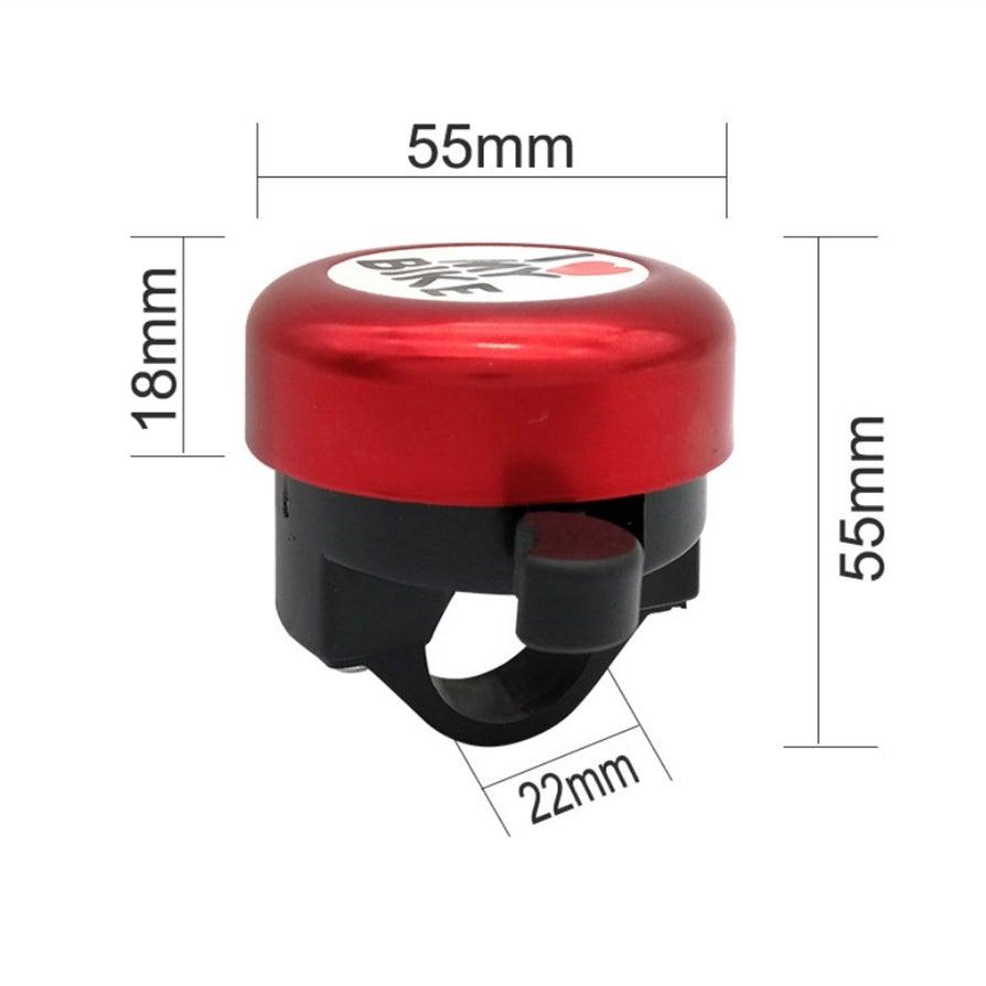 Classic Stainless Steel Bicycle Bell Set - Loud Crisp Sound Horn