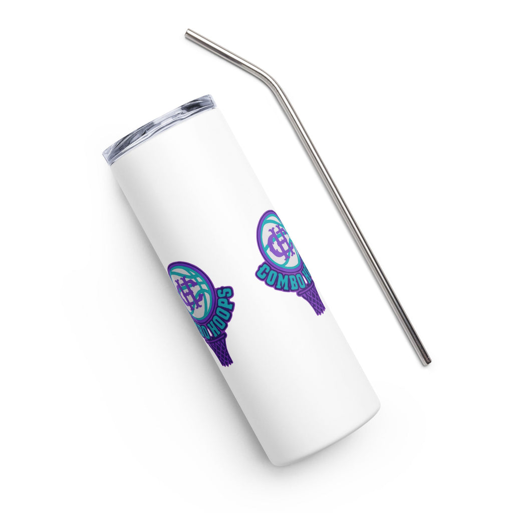20 oz Stainless Steel Tumbler with Straw for Hot or Cold Drinks - Image 3