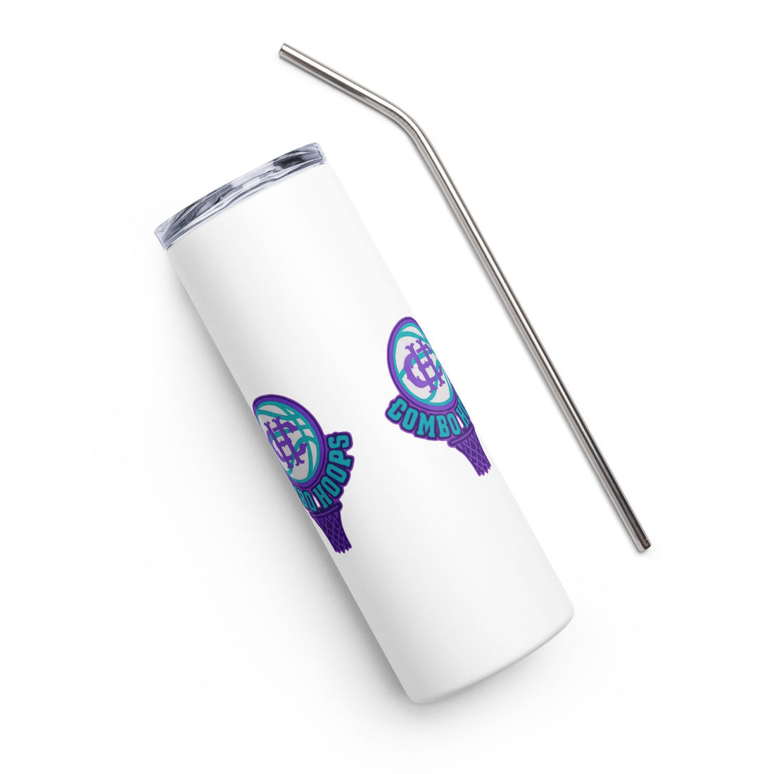 20 oz Stainless Steel Tumbler with Straw for Hot or Cold Drinks - Image 3