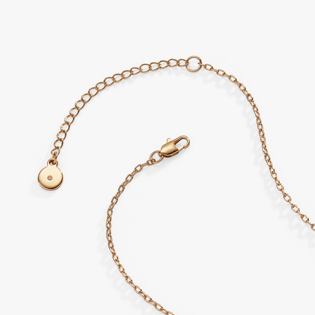 Stand Up Gold Pendant Necklace with Empowering Message