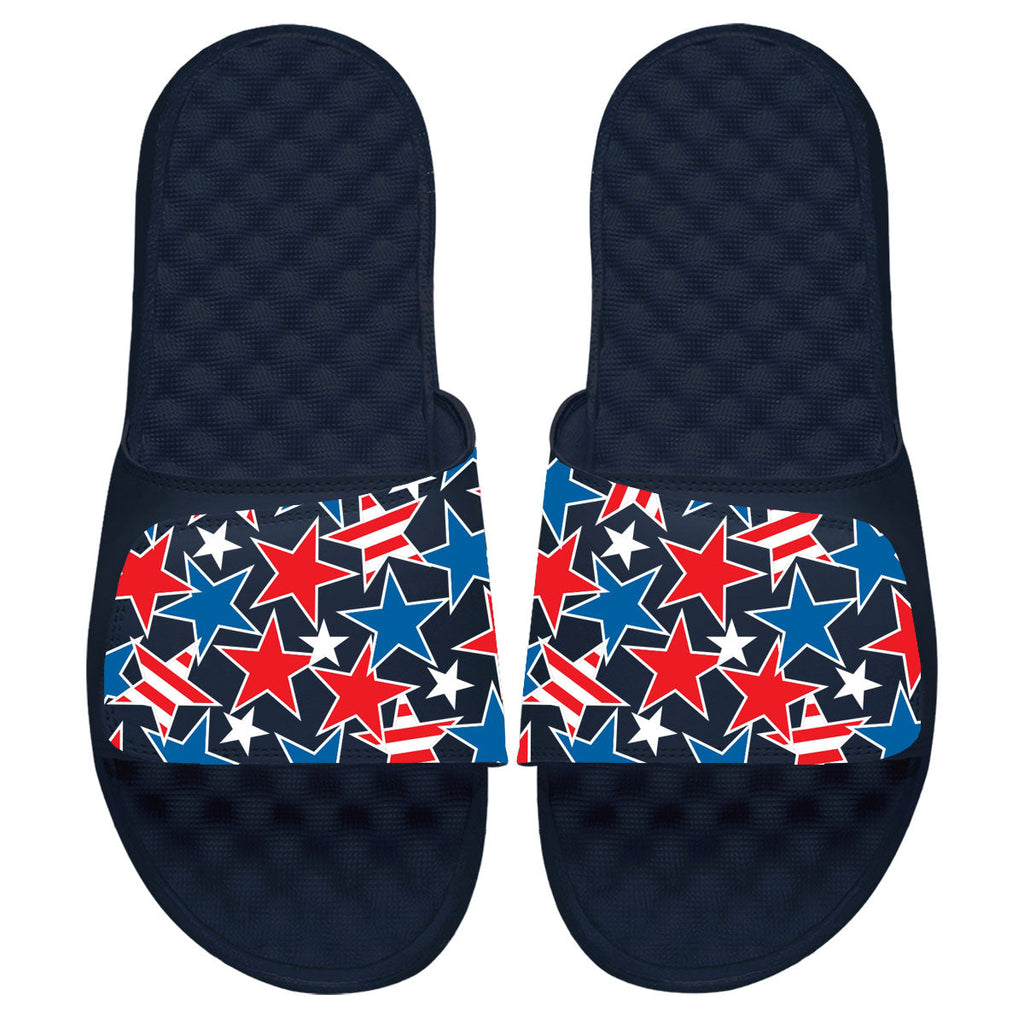 Star Studded Loudmouth Pattern Slides