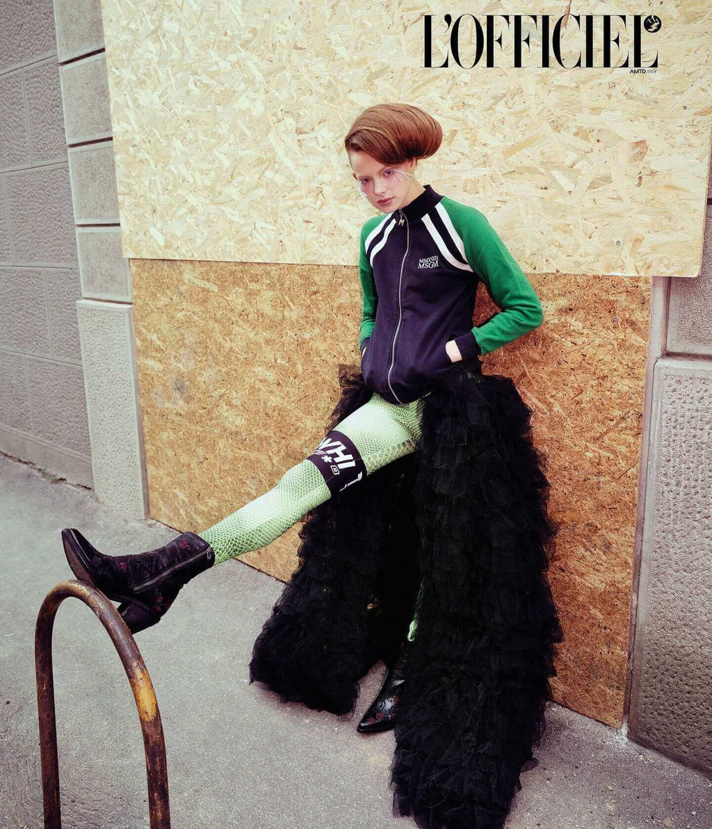 Black Leather Embroidered Ankle Boot