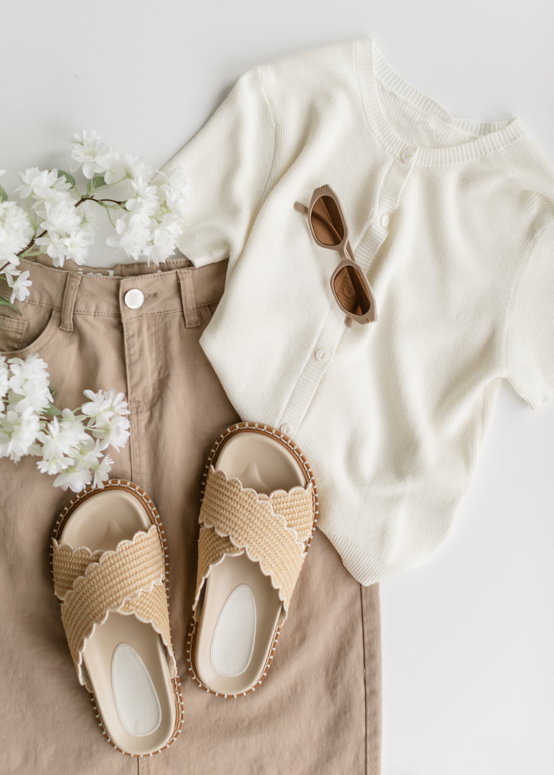 Stella Simply Taupe Denim Maxi Skirt