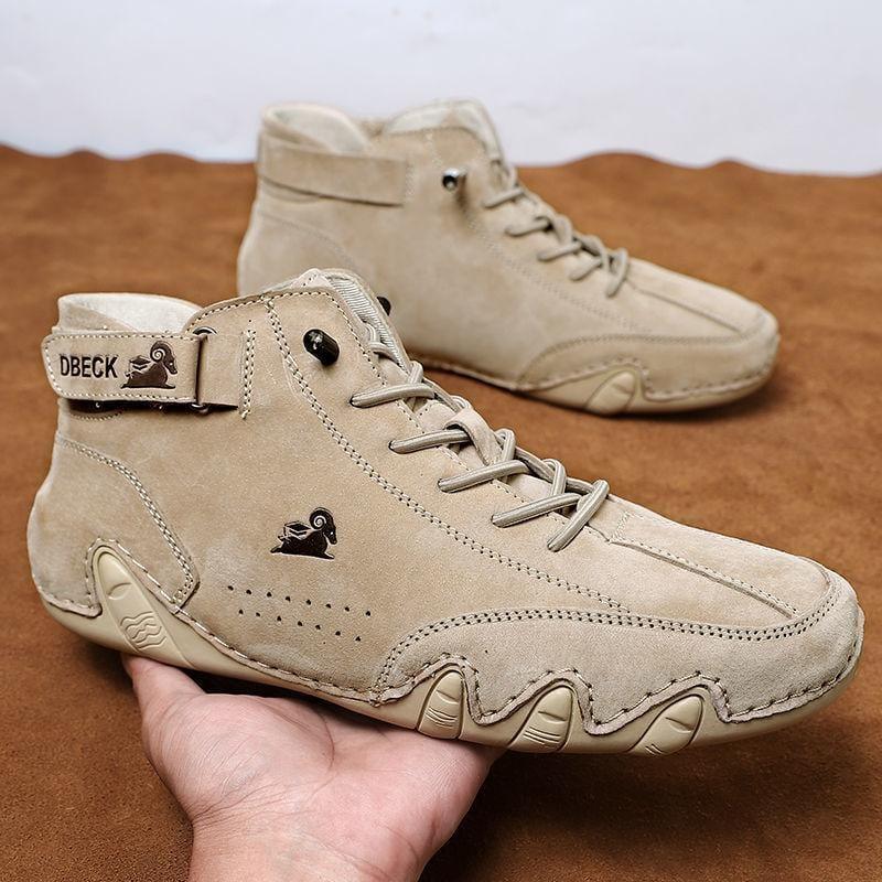 Stevvex handmade Italian high boots made from premium cowhide and pigskin leather