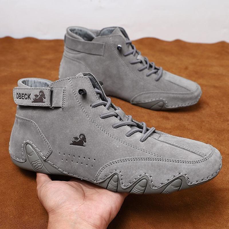 Handmade Italian High Boots in Genuine Cowhide and Pigskin Leather