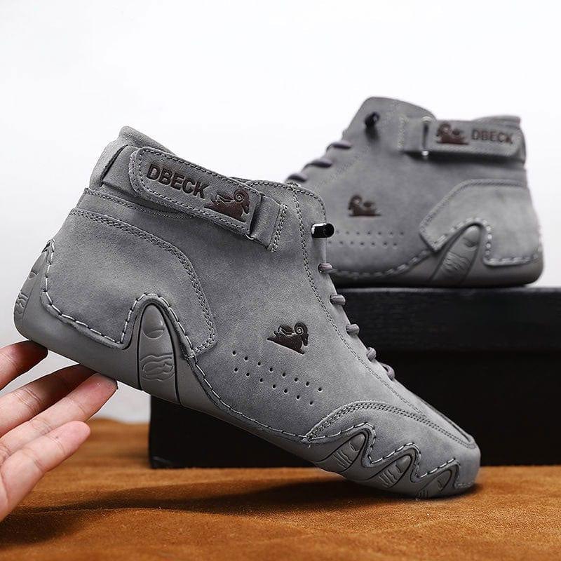 Handmade Italian High Boots in Genuine Cowhide and Pigskin Leather