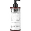 STMNT 750ml All-In-One Cleanser in minimalist professional brown packaging.