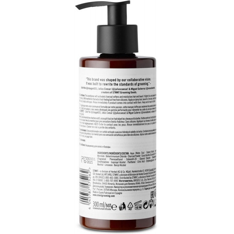 Moisturizing Hair and Beard Conditioner with Activated Charcoal