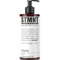 STMNT 750ml Shampoo bottle featuring minimalist brown, white, and black design.