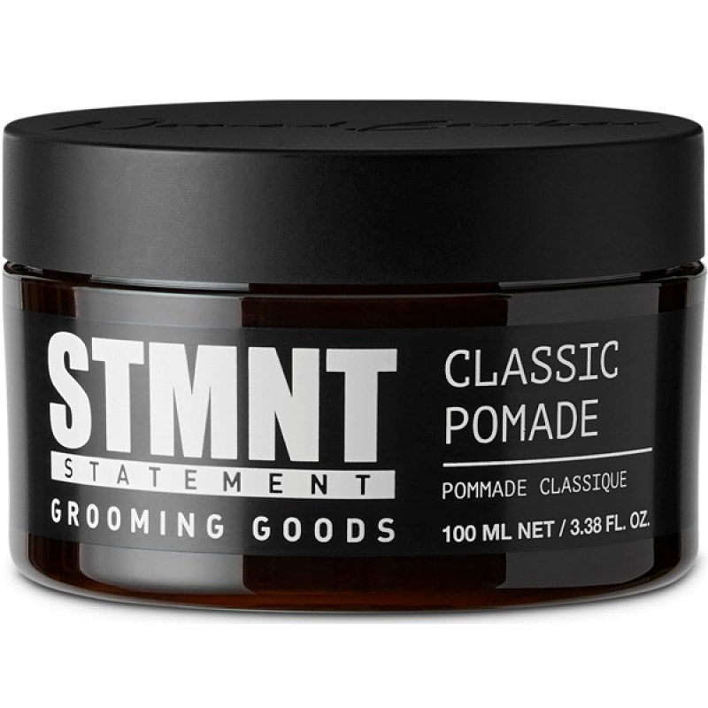 A 3.38 oz container of STMNT Classic Pomade for hair styling