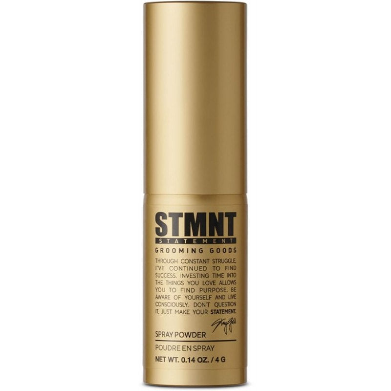 STMNT Spray Powder bottle featuring an extreme matte finish for hair volume and texture