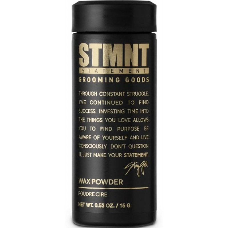 STMNT Wax Powder 15g bottle for professional hair styling and volume