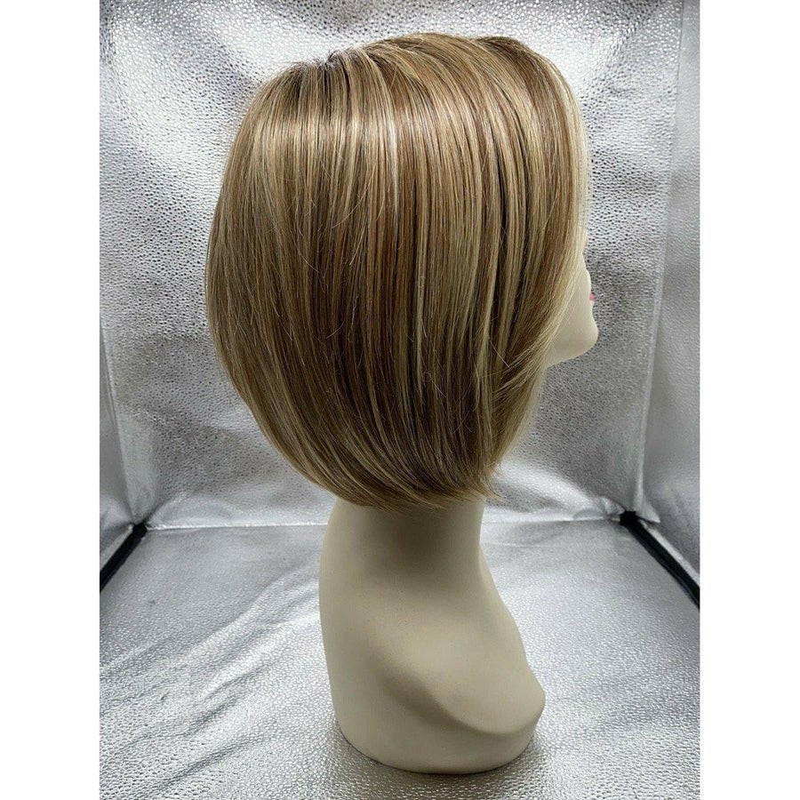 Straight Up with a Twist Synthetic Hair Wig - Blonde or Brown