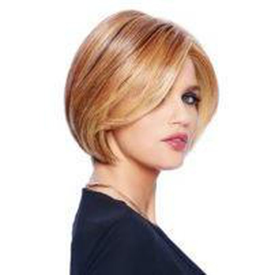 Straight Up with a Twist Synthetic Hair Wig - Blonde or Brown
