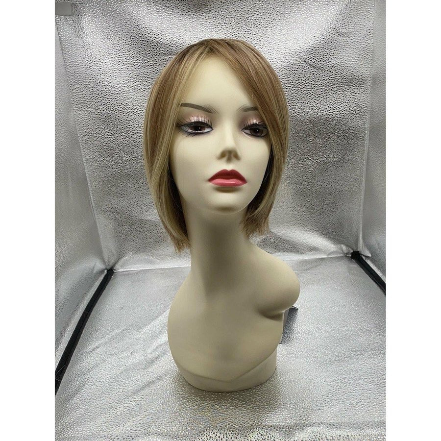 Straight Up with a Twist Synthetic Hair Wig - Blonde or Brown