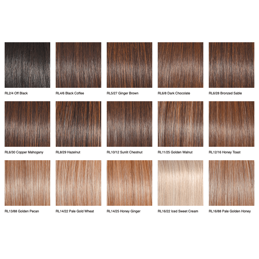 Straight Up with a Twist Synthetic Hair Wig - Blonde or Brown