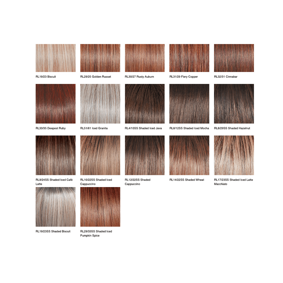 Straight Up with a Twist Synthetic Hair Wig - Blonde or Brown