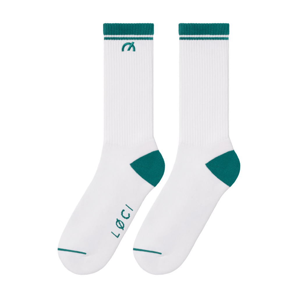 Stripe Cushioned Crew Socks