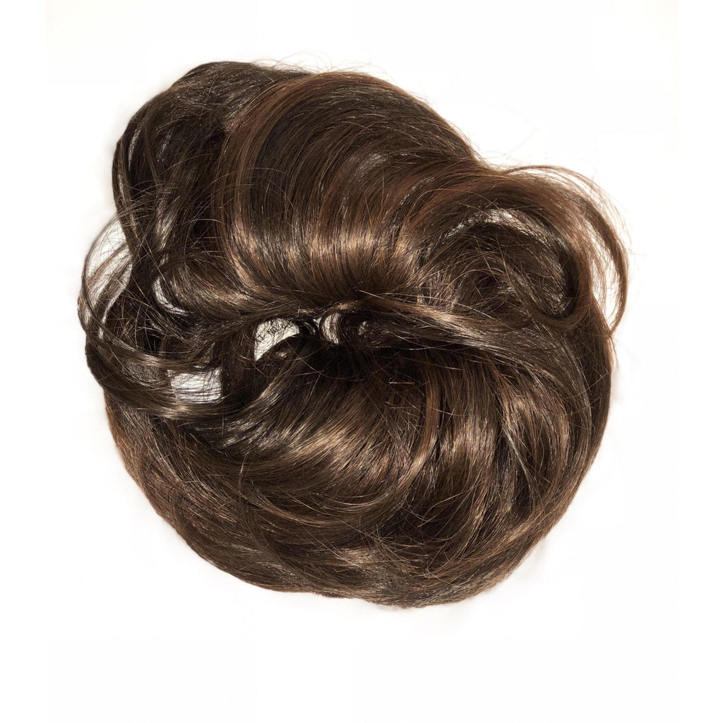 Elegant Style-A-Do Wrap Up-Do Hairpiece in Brown
