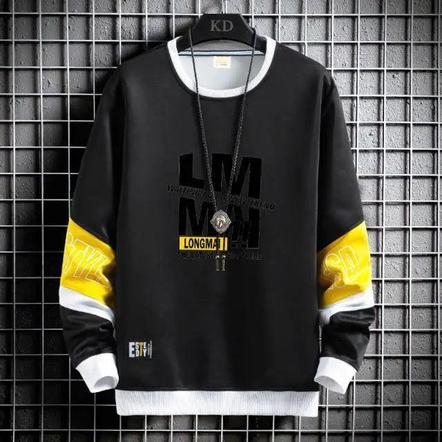 Men's Hip Hop Streetwear Cloak Hoodie with Irregular Hem