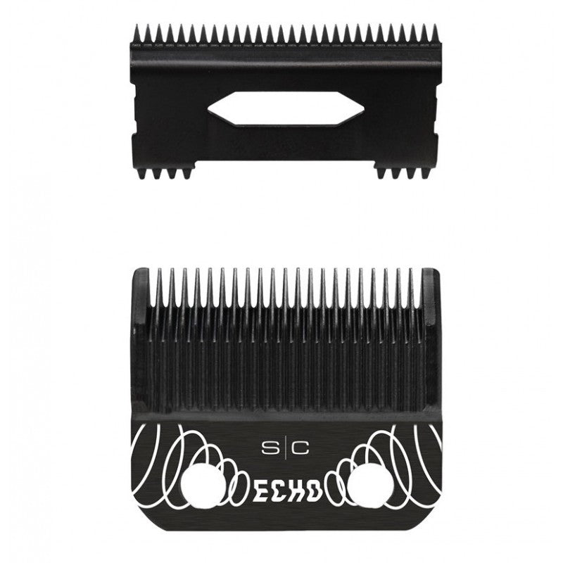 Stylecraft Echo DLC black clipper blade set with deep-tooth cutter