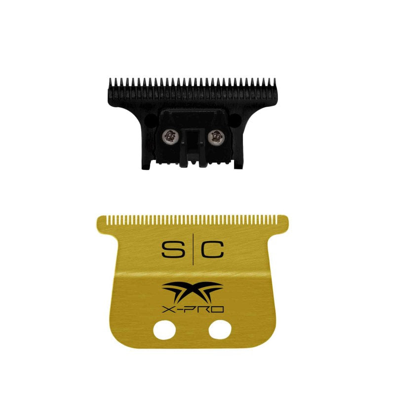 Stylecraft Gold Titanium X-Pro wide trimmer blade for professional grooming