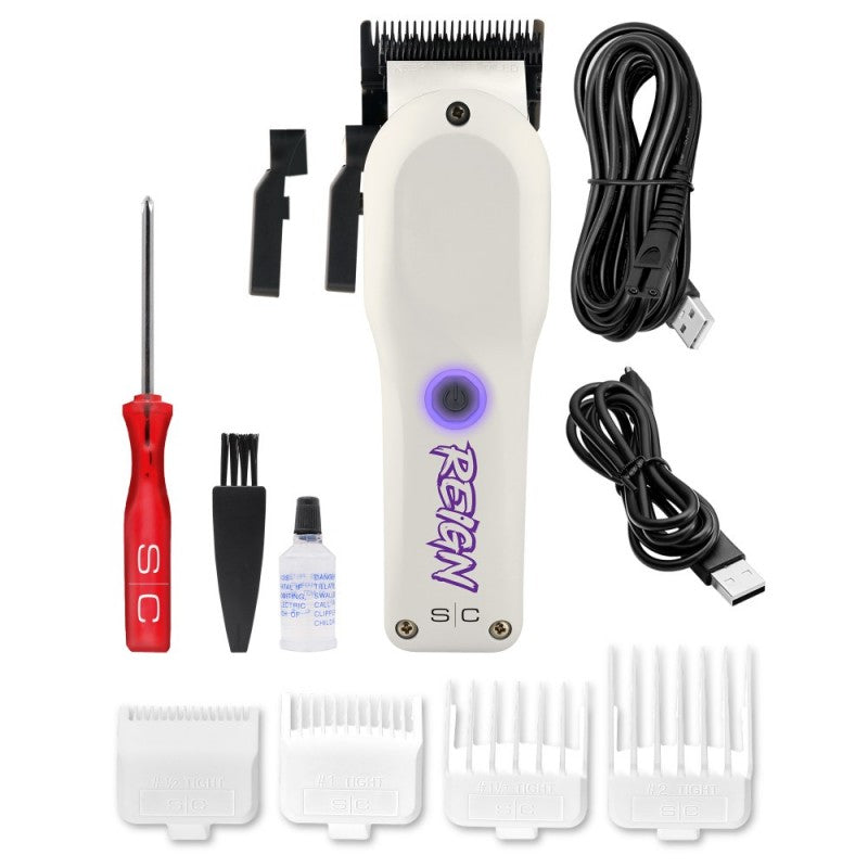 Reign Professional Digital Brushless Hair Clipper with DLC Blades