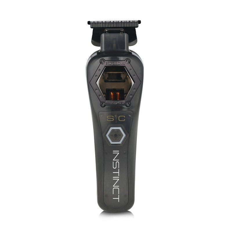 Stylecraft Instinct Metal Edition professional cordless hair trimmer in solid black finish
