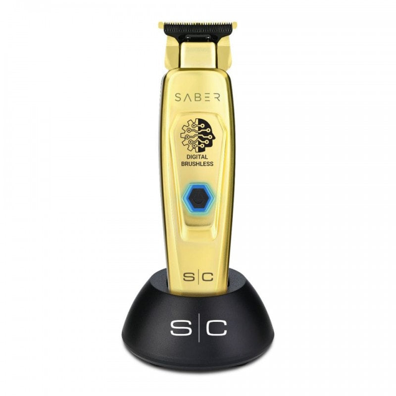 Stylecraft Saber Professional Brushless Motor Hair Trimmer in gold finish