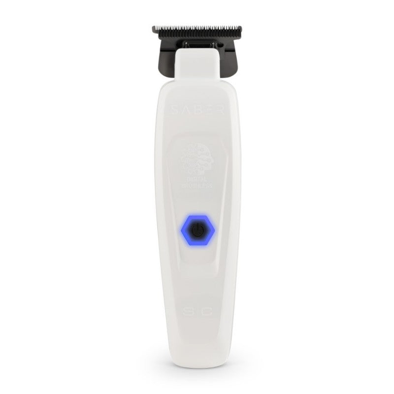 Stylecraft Saber Professional Brushless Motor Hair Trimmer in white finish