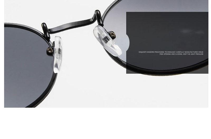 Vintage Round Sunglasses for Women Anti-Reflective Oval Shades