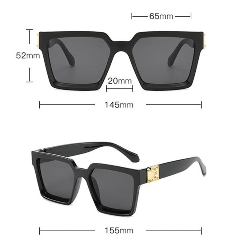 Oversized Square Sunglasses for Women and Men UV400 Shades