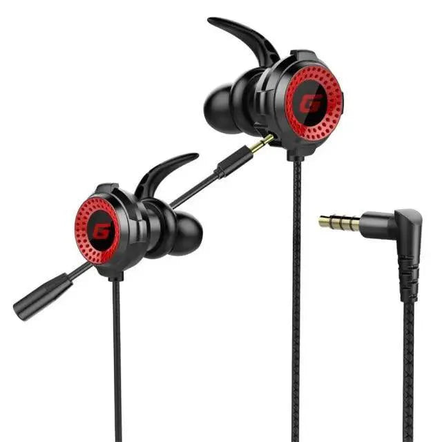 Universal Wired In-Ear Gaming Headphones with Detachable Microphone