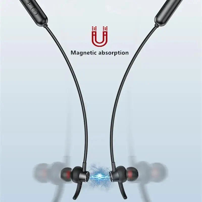 Magnetic Wireless Sports Earphones, IPX5 Waterproof Running Headset