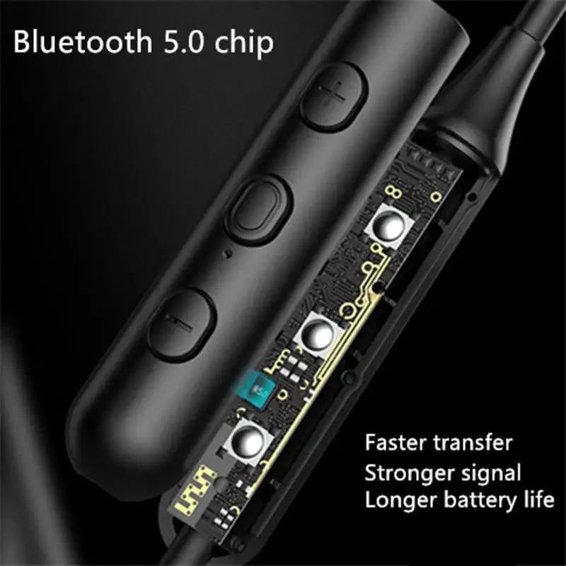 Magnetic Wireless Sports Earphones, IPX5 Waterproof Running Headset