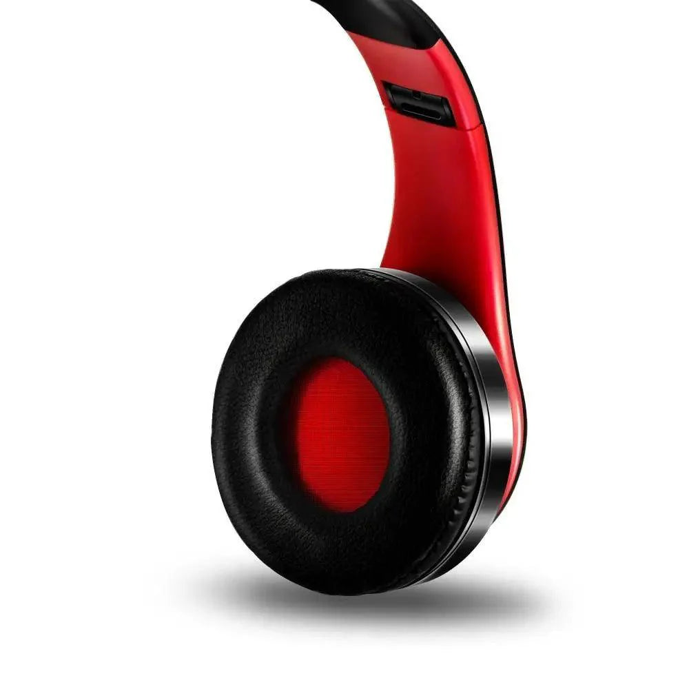 Foldable Wireless Bluetooth Stereo Headphones with FM & SD Slot