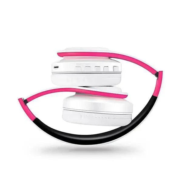 Foldable Wireless Bluetooth Stereo Headphones with FM & SD Slot