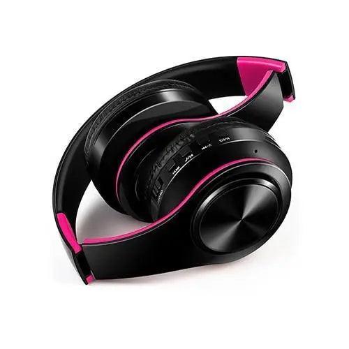 Foldable Wireless Bluetooth Stereo Headphones with FM & SD Slot