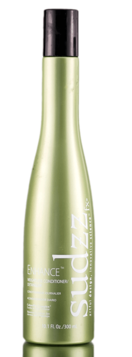 Bottle of Sudzz fx Enhance Daily Conditioner 10.1 oz for all hair types