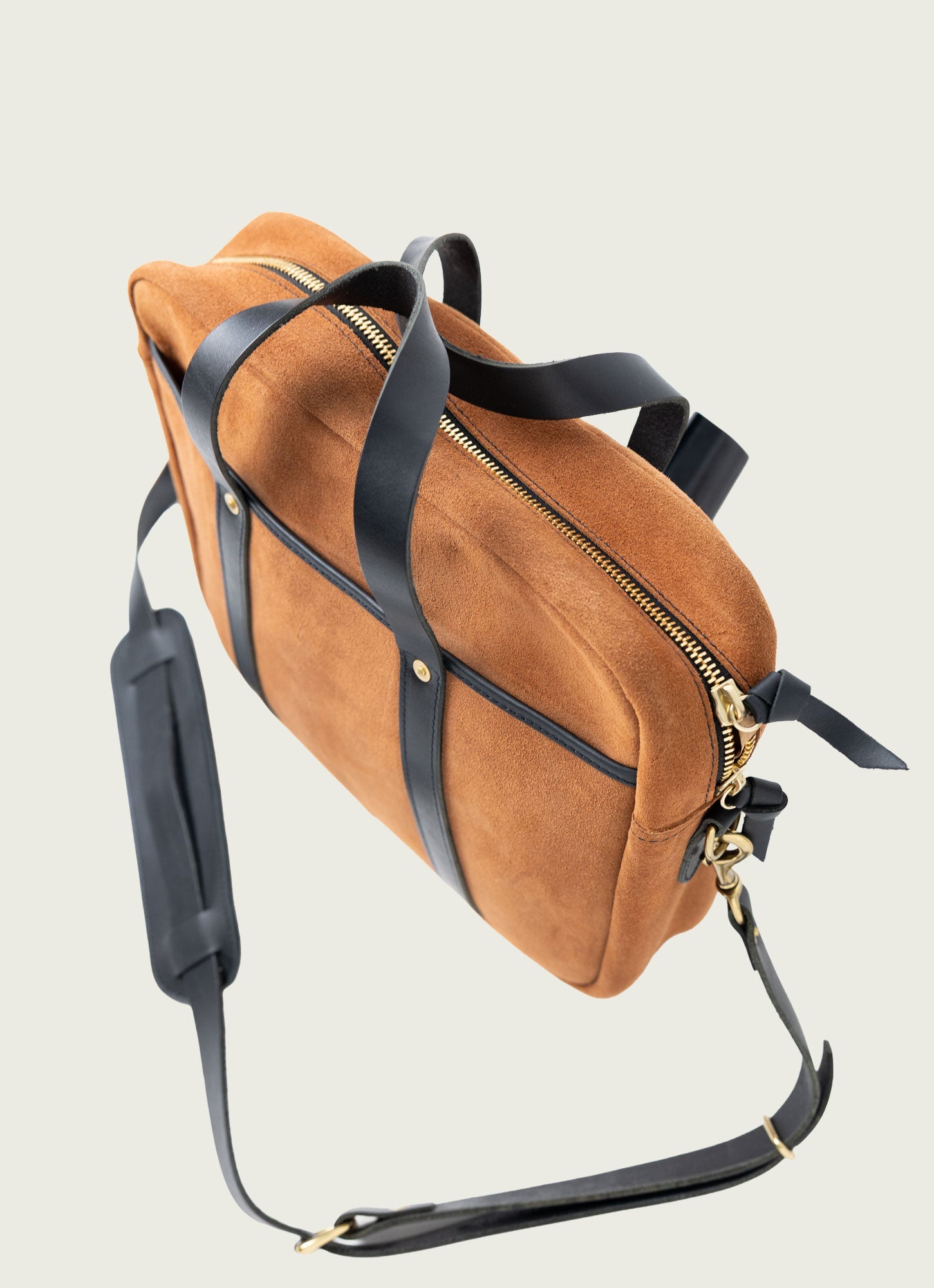 Rough-out Suede Woodward Briefcase